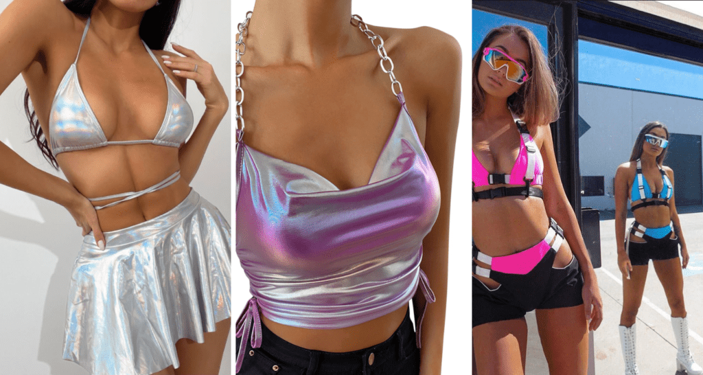 breathable and comfortable EDM Festival accessories outfits 