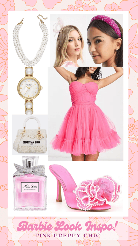 Barbie Movie Outfit Inspiration pink puffy preppy chic 