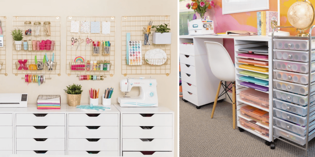 My 6 favorite must-have items for your craft & hobby room rolling cabinets