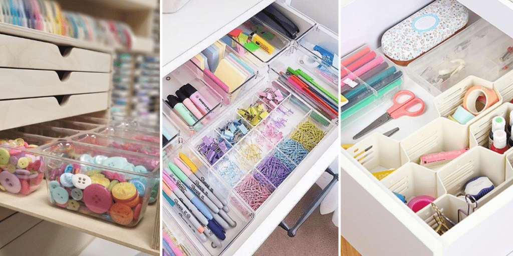 craft room must haves drawer organizers