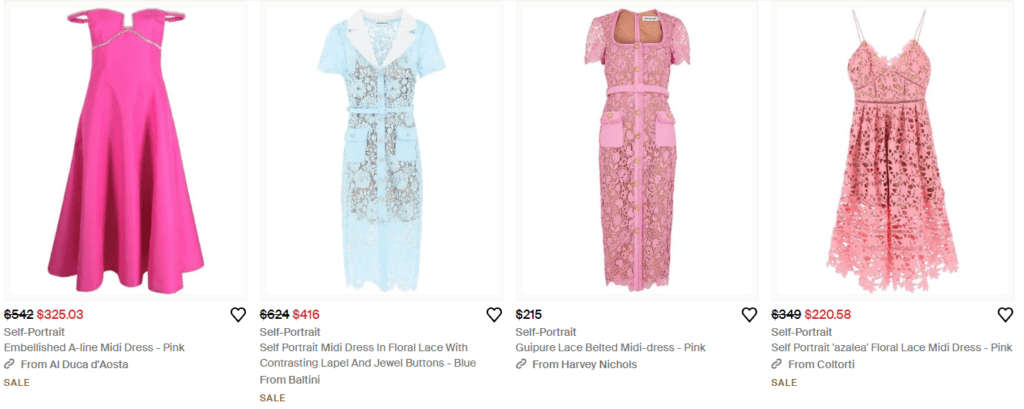 Lyst Self-Portrait dresses at a discount