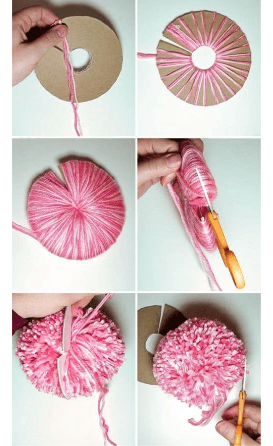 How To: Making Pom-Pom Garlands Step-by-step picture
